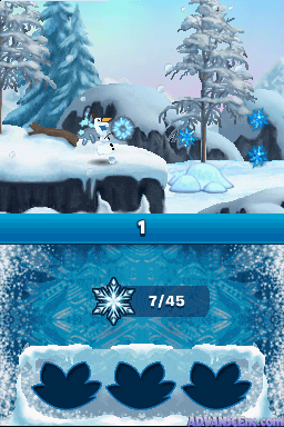 Frozen Olaf's Quest screenshot 3 for Nintendo DS